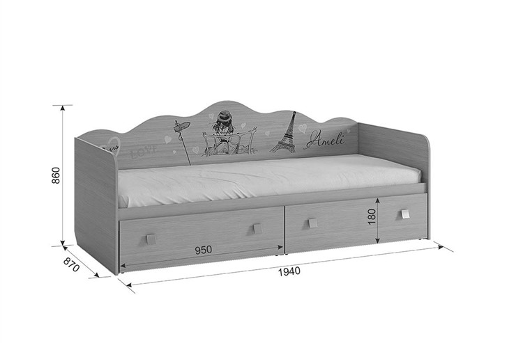 Детская кровать-софа Амели в Хабаровске - изображение 2