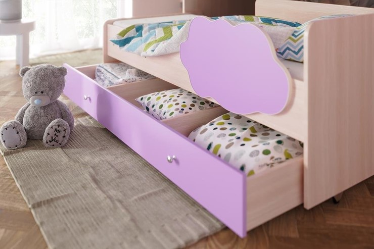 Детская 2-ярусная кровать Соник 1.6 с ящиком, Ясень Шимо в Хабаровске - изображение 1