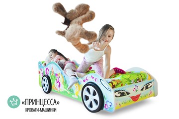 Детская кровать-машина Принцесса в Хабаровске - предосмотр 3
