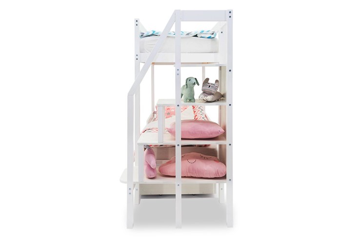 Детская двухэтажная кровать Svogen белый в Хабаровске - изображение 7