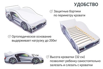 Кровать-машина в детскую Audi в Хабаровске - предосмотр 5