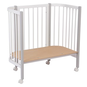 Кроватка детская приставная POLINI Kids Simple 105 Белый / Серый в Хабаровске - предосмотр 6