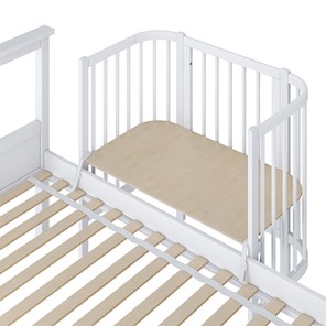 Приставная кровать POLINI Kids Simple 105 Белый в Хабаровске - предосмотр 2