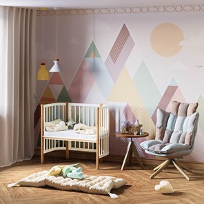 Детская кровать POLINI Kids Simple 120 Белый / Бук в Хабаровске - предосмотр 9