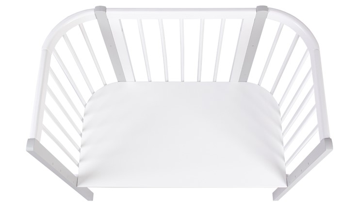 Кроватка-трансформер POLINI Kids Simple 120 Белый / Серый в Хабаровске - изображение 3