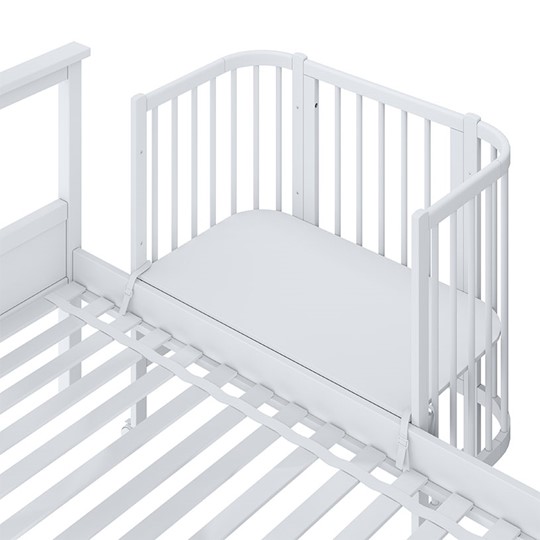Приставная кровать POLINI Kids Simple 120 Белый в Хабаровске - изображение 5