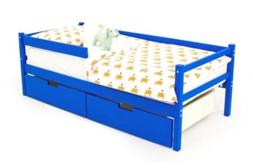 Детская кровать-тахта Skogen синяя в Комсомольске-на-Амуре