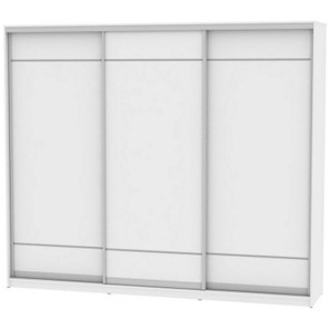 Шкаф 3-х створчатый Белла  (B-230х270х60-1) (792) (Двери  D7+D7+D7), без зеркала, Белый в Хабаровске