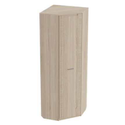 Угловой шкаф распашной Элана, Дуб сонома 720х720х208 в Хабаровске - изображение