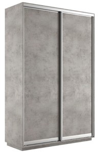 Шкаф 2-дверный Экспресс (ДСП) 1200х450х2200, бетон в Хабаровске