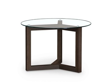 Круглый стол Оникс-8, Венге/Прозрачное стекло в Хабаровске