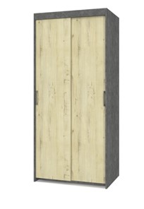 Шкаф 2-х дверный Томас Т21, Камень темный/Ирландский дуб в Хабаровске