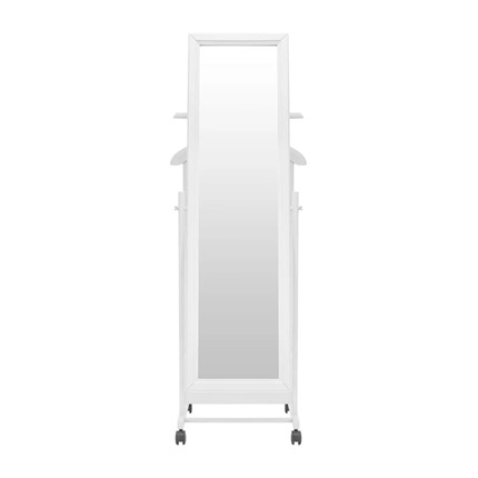 Вешалка напольная с зеркалом Leset Сиэтл (Белый) в Хабаровске - изображение