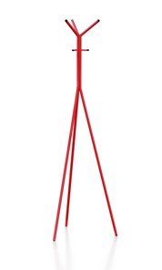 Вешалка напольная Крауз-11, цвет красный в Хабаровске
