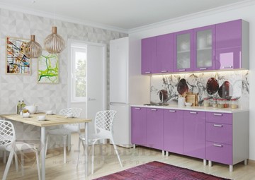 Гарнитур кухонный Модерн, фиолетовый металлик в Комсомольске-на-Амуре