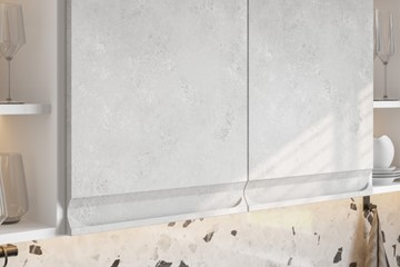 Модульный угловой гарнитур Вельвет, бетон графит/бетон снежный в Комсомольске-на-Амуре - предосмотр 4