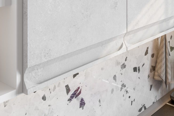 Модульный угловой гарнитур Вельвет, бетон графит/бетон снежный в Комсомольске-на-Амуре - изображение 5