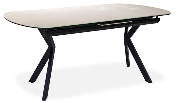 Обеденный раздвижной стол Шамони 2CX 160х90 (Oxide Avorio/Графит) в Хабаровске - изображение