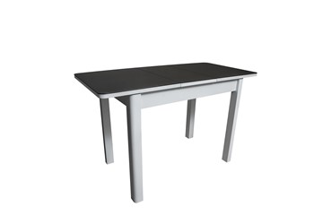 Кухонный стол раскладной Айсберг-1СТ белое-черное в Хабаровске - предосмотр 1