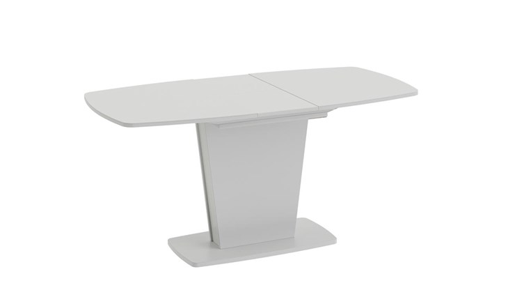 Стол раздвижной Честер тип 2, цвет Белый/Стекло белый глянец в Хабаровске - изображение 1