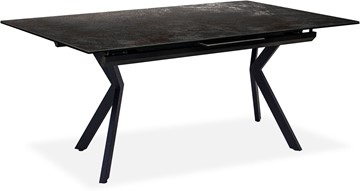 Обеденный раздвижной стол Бордо 3CX 180х95 (Oxide Nero/Графит) в Хабаровске - предосмотр