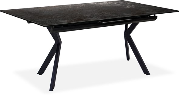 Обеденный раздвижной стол Бордо 3CX 180х95 (Oxide Nero/Графит) в Хабаровске - изображение