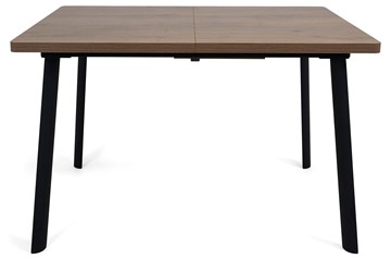 Кухонный стол раздвижной Дали-1L(ноги черные, дуб табако) в Хабаровске - предосмотр 1