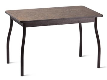 Кухонный стол Орион.4 1200, Пластик Урбан коричневый/Коричневый в Комсомольске-на-Амуре