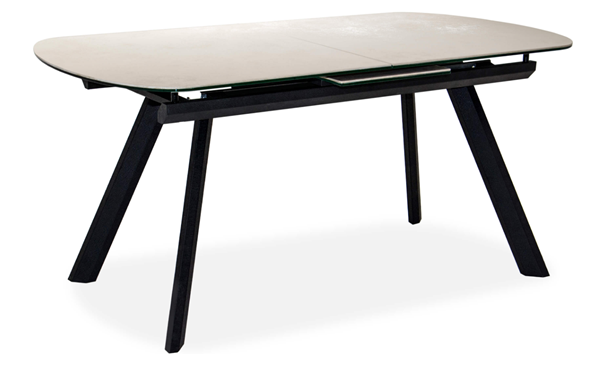 Обеденный раздвижной стол Шамони 2CQ 160х90 (Oxide Avorio/Графит) в Хабаровске - изображение