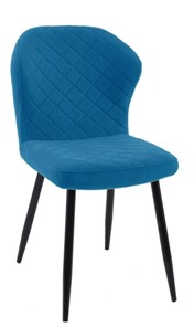 Мягкий стул 239 синий, ножки черные в Хабаровске