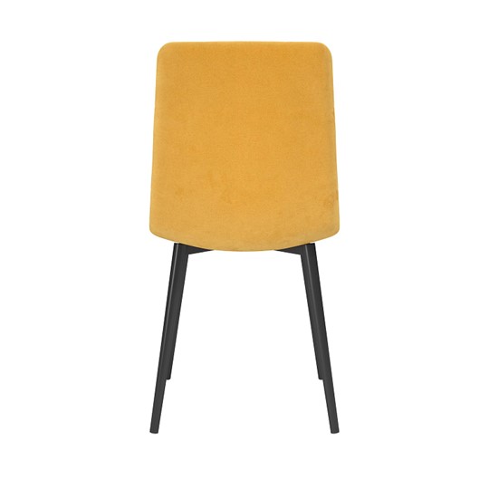 Кухонный стул Белла, велюр тенерифе куркума/Цвет металл черный в Хабаровске - изображение 3