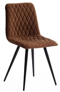 Обеденный стул CHILLY X (mod.7096) 45х53х88 коричневый barkhat 11/черный арт.15557 в Хабаровске