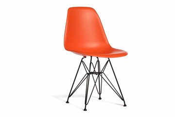 Обеденный стул DSL 110 Black (оранжевый) в Комсомольске-на-Амуре