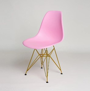 Обеденный стул DSL 110 Gold (розовый) в Хабаровске