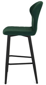 Обеденный стул Марио барный(Изумрудный Т189/ноги черные) в Хабаровске - предосмотр 1