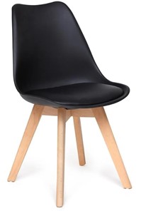 Обеденный стул TULIP (mod. 73) 48,5х52,5х83 черный арт.14210 в Хабаровске