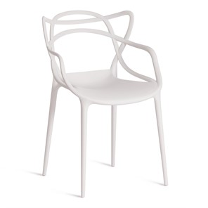 Стул кухонный Cat Chair (mod.028) пластик, 54,5*56*84 белый арт.19623 в Хабаровске