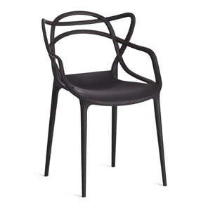 Кухонный стул Cat Chair (mod.028) пластик, 54,5*56*84 черный, арт.19627 в Хабаровске