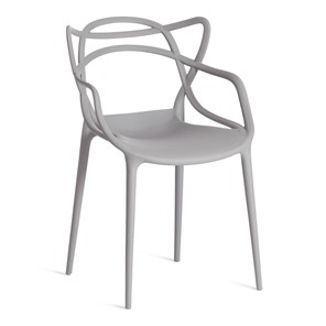 Стул обеденный Cat Chair (mod.028) пластик, 54,5*56*84 серый, арт.19626 в Хабаровске