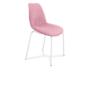 Обеденный стул SHT-ST29-С22 / SHT-S130 HD (розовый зефир/хром лак) в Хабаровске