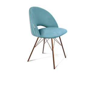 Обеденный стул SHT-ST34-1 / SHT-S37 (голубая пастель/медный металлик) в Хабаровске