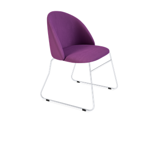 Обеденный стул SHT-ST35 / SHT-S167 (ягодное варенье/хром лак) в Хабаровске