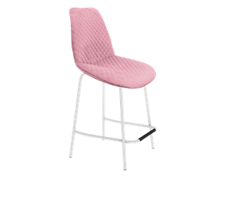 Полубарный стул SHT-ST29-С22 / SHT-S29P-1 (розовый зефир/белый муар) в Хабаровске