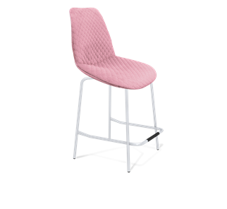Полубарный стул SHT-ST29-С22 / SHT-S29P-1 (розовый зефир/хром лак) в Хабаровске