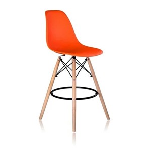 Барный стул DSL 110 Wood bar (оранжевый) в Хабаровске
