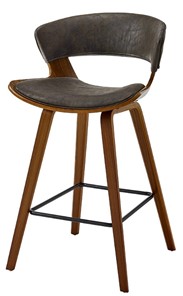 Барный стул JY3080-1109 коричневый/орех в Хабаровске