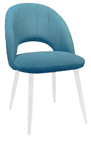 Кухонный стул 217 V16 голубой/белый в Хабаровске