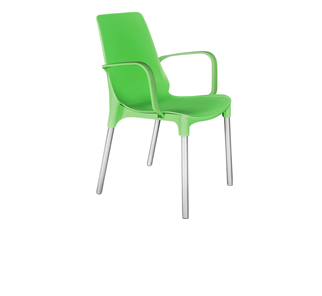 Кухонный стул SHT-ST76/S424 (зеленый/хром лак) в Хабаровске