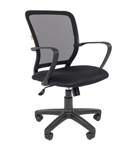 Компьютерное кресло CHAIRMAN 698 black, ткань, цвет черный в Хабаровске
