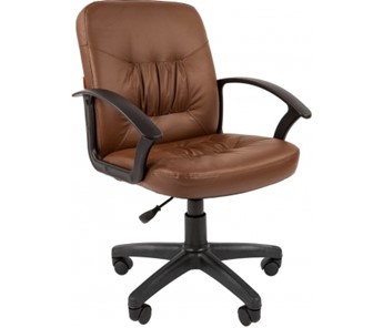 Офисное кресло CHAIRMAN 651 ЭКО коричневое в Хабаровске